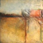 <span style="color: #5decf9;"><strong>OH THAT I HAD WINGS, #55*</strong><br>encaustic, 2012