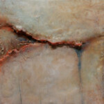 <span style="color: #5decf9;"><strong>FRACTURE, #60*</strong><br>encaustic, 2014