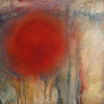 <strong>HEART BEAT, #73</strong><br>encaustic, 2012