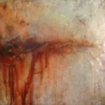<strong>BURNING LIKE FIRE, #79</strong><br>encaustic, 2014