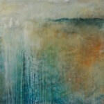 <strong>RAIN, #147</strong><br>encaustic, 2012