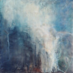 <strong>FOUNTAIN FLOW, #87</strong><br>encaustic, 2023